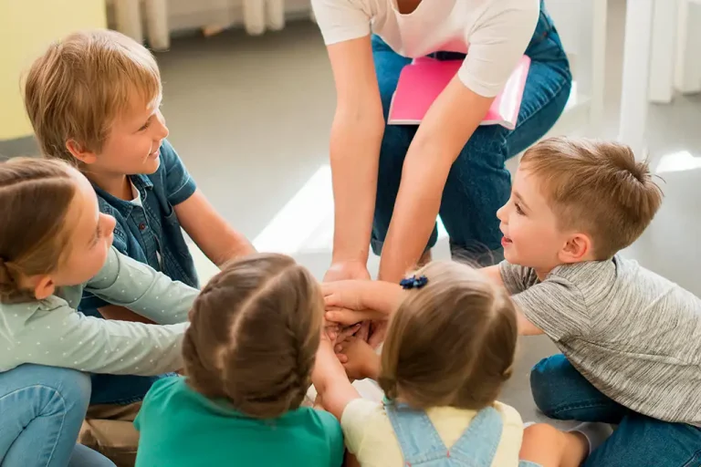 students-playing-game-with-their-teacher